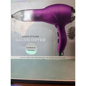 InfinitiPRO by Conair Quick Styling Salon Pro Dryer with Diffuser - Magenta